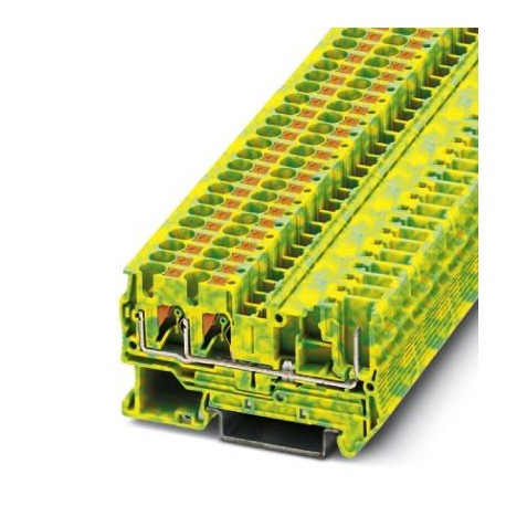 Phoenix contact PT 4-TWIN/1P-PE Ground modular terminal block