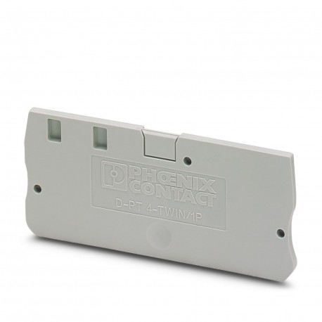 Phoenix contact D-PT 4-TWIN/1P End cover