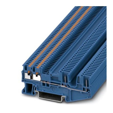 Phoenix contact PT 1,5/S-QUATTRO/2P BU Feed-through terminal block