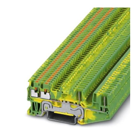 Phoenix contact PT 1,5/S-QUATTRO/2P-PE Ground modular terminal block