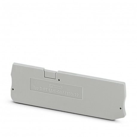 PHOENIX CONTACT D-PT 1,5/S-QUATTRO/2P D-PT 1,5/S-QUATTRO/2P 3212426 PHOENIX CONTACT End cover