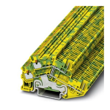 Phoenix contact PTTBS 1,5/S/2P-PE Protective conductor double-level terminal block