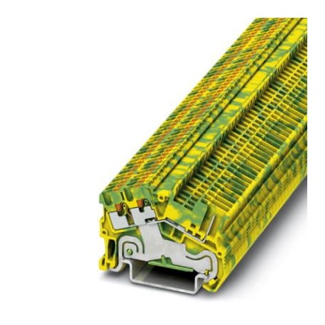Phoenix contact PTS 1,5/S-TWIN/1P-PE Ground modular terminal block