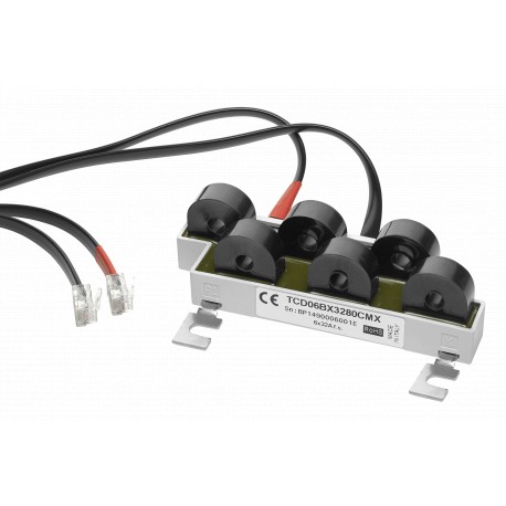 Carlo-gavazzi TCD06BS32200CMX CARLO GAVAZZI Primary current: 0...50A , Primary type: 6x split core , Secondary current: Fo..