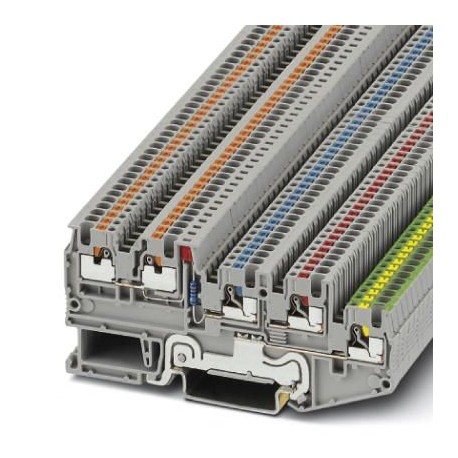 Phoenix contact PTIO 1,5/S/4-PE-LED 24 RD Sensor/actuator terminal block
