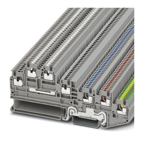 Phoenix contact PTIO 1,5/S/5-PE/U-BK/O-WH Sensor/actuator terminal block, nom. voltage: 250 V, nomin..