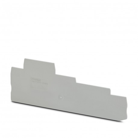 Phoenix contact D-PTIO 1,5/S/5 End cover, length: 121.65 mm, width: 0.8 mm, height: 44.6 mm, color: ..