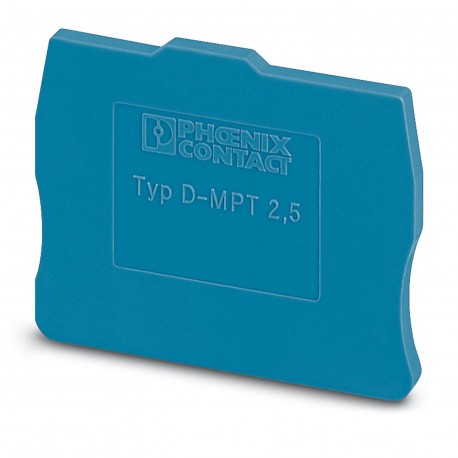 Phoenix contact D-MPT 2,5 BU End cover