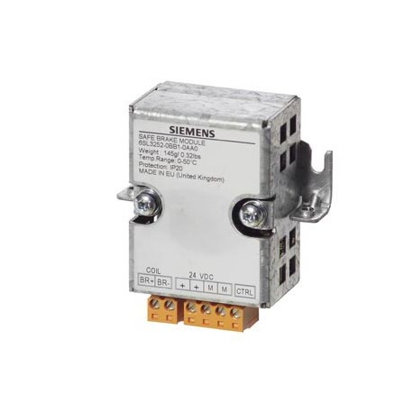 Siemens 6SL3252-0BB01-0AA0 SINAMICS Safe brake relay for Power Module With SINAMICS S120 released as of V2.6!