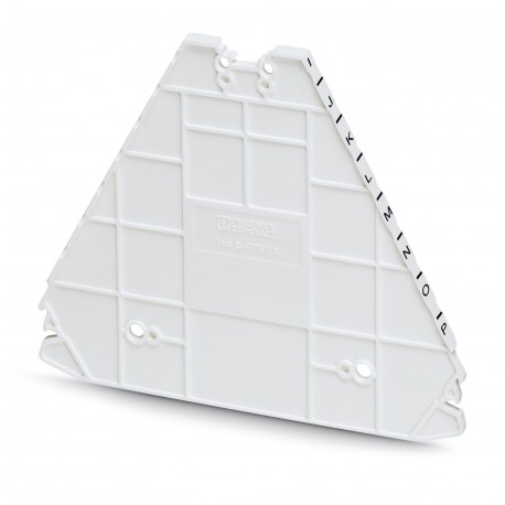Phoenix contact D-PTRV 8 WH A-P End cover