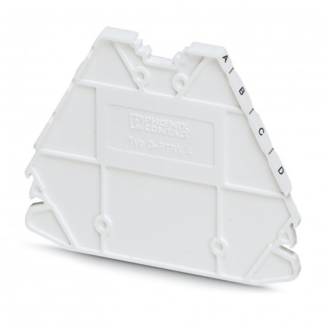 Phoenix contact D-PTRV 4 WH A-D LGS End cover