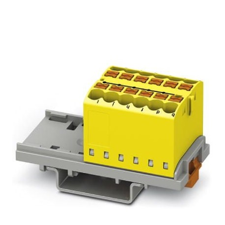 Phoenix contact PTFIX 12X2,5-NS35 YE Distribution block