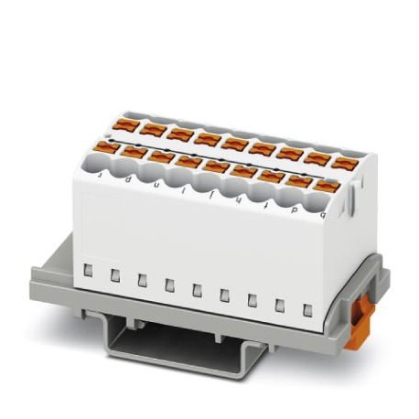Phoenix contact PTFIX 18X2,5-NS35 WH Distribution block