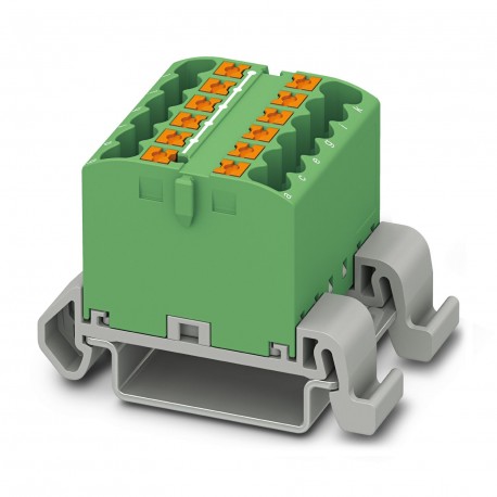 Phoenix contact PTFIX 12X2,5-NS35A GN Distribution block