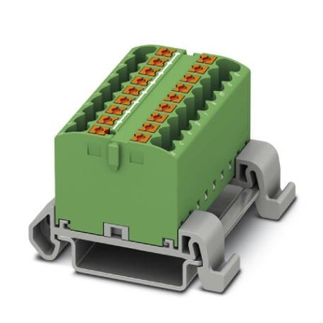 Phoenix contact PTFIX 18X2,5-NS35A GN Distribution block