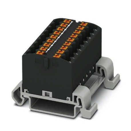 Phoenix contact PTFIX 18X2,5-NS35A BK Distribution block