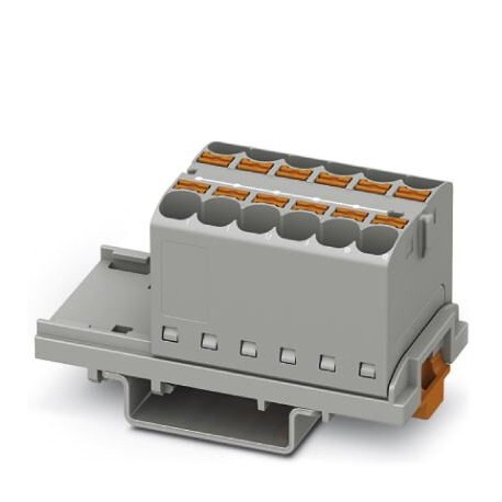 PHOENIX CONTACT PTFIX 12X4-NS35 GY PTFIX 12X4-NS35 GY 3273548 PHOENIX CONTACT Distribution block