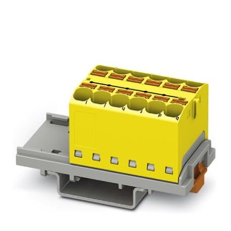 PHOENIX CONTACT PTFIX 12X4-NS35 YE PTFIX 12X4-NS35 YE 3273554 PHOENIX CONTACT Distribution block