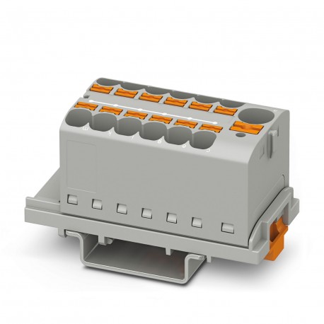 Phoenix contact PTFIX 10/12X4-NS35 GY Distribution block, nom. voltage: 800 V, nominal current: 32 A..