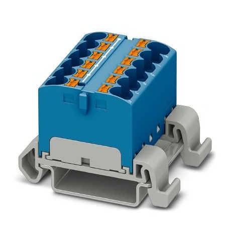 PHOENIX CONTACT PTFIX 12X4-NS35A BU PTFIX 12X4-NS35A BU 3273682 PHOENIX CONTACT Distribution block