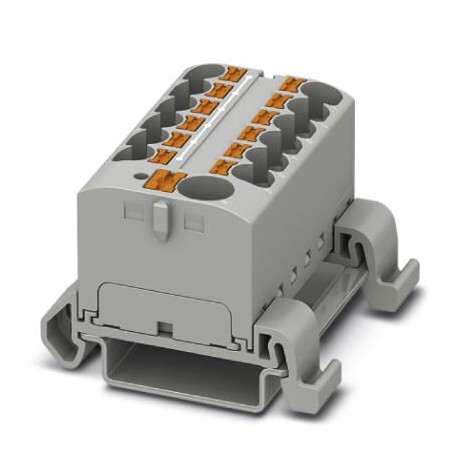 Phoenix contact PTFIX 10/12X4-NS35A GY Distribution block, nom. voltage: 800 V, nominal current: 32 ..