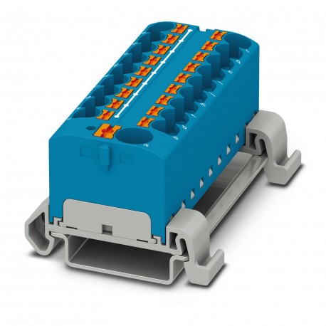 Phoenix contact PTFIX 10/18X4-NS35A BU Block for distribution, nominal voltage: 800 V, rated current..