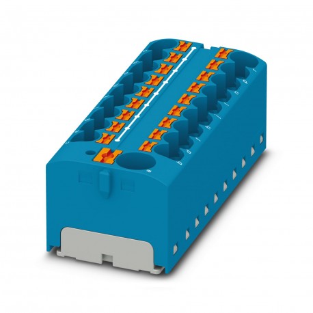 Phoenix contact PTFIX 10/18X4 BU Block for distribution, rated voltage: 450 V, nominal current: 32 A..