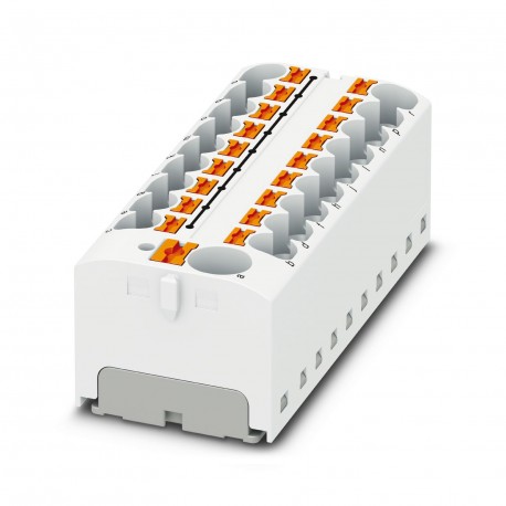 Phoenix contact PTFIX 10/18X4 WH Block for distribution, rated voltage: 450 V, nominal current: 32 A..
