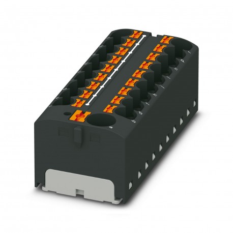 Phoenix contact PTFIX 10/18X4 BK Block for distribution, rated voltage: 450 V, nominal current: 32 A..