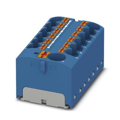 Phoenix contact PTFIX 10/12X4-G BU Distribution block, bridged internally, nom. voltage: 450 V, nomi..