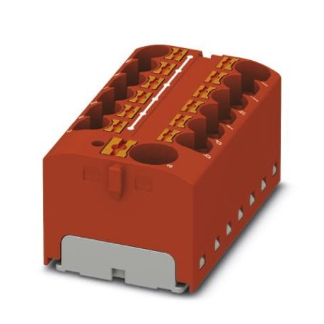 Phoenix contact PTFIX 10/12X4-G RD Distribution block, bridged internally, nom. voltage: 450 V, nomi..