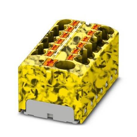 Phoenix contact PTFIX 10/12X4-FE-G Distribution block, bridged internally, nom. voltage: 450 V, nomi..