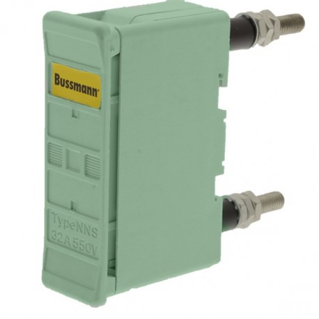 Eaton-moeller 32NNSBSGREEN EATON ELECTRIC Fuse-holder, low voltage, 32 A, AC 550 V, BS88/F1, 1P, BS, back stud unit, green