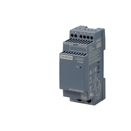 Siemens 6EP3310-6SB00-0AY0 LOGO!POWER 5 V / 3 A Stabilized power supply input: 100-240 V AC output: 5 V DC /..
