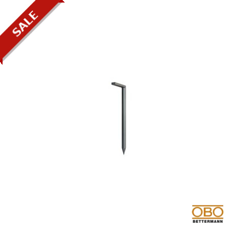 OBO BETTERMANN 1101 3.4x60 1101 3.4x60 3341607 OBO BETTERMANN Hook nail unhardened, 3,4x60mm, Bright, Steel, St