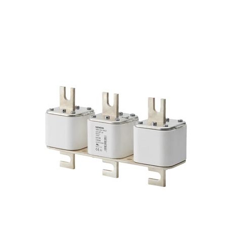 SIEMENS 3NB3358-1KK27 3NB3358-1KK27 SIEMENS SITOR fuse link, with slotted blade contacts, 3 x NH3, In: 1700 A, gR, Un AC: 690 V, f..