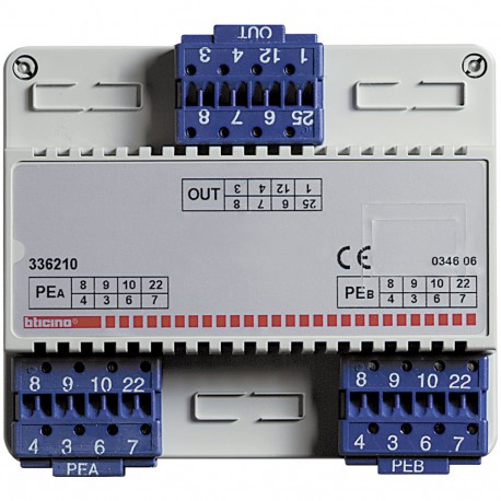 Bticino 336210 BTCINO RELAY SWITCHING PLATES AU-VI