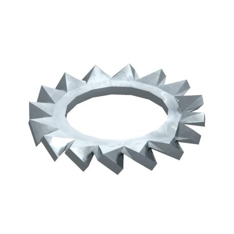 Obo-bettermann SWS M8 G DIN 6798 A M8 G 3404080 OBO BETTERMANN Serrated washer , M8, Electrogalvanised, DIN 50961, Steel, St