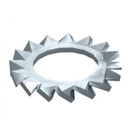 Obo-bettermann SWS M10 G DIN 6798 A M10 G 3404102 OBO BETTERMANN Serrated washer , M10, Electrogalvanised, DIN 50961, Steel, St