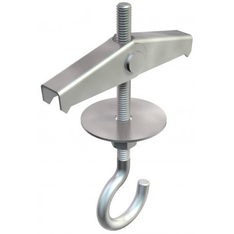 OBO BETTERMANN 452 M4x70 G 452 M4x70 G 3481778 OBO BETTERMANN Sprung hinged anchor with ceiling hook, M4x70mm, Electrogalvanised, DIN 5..