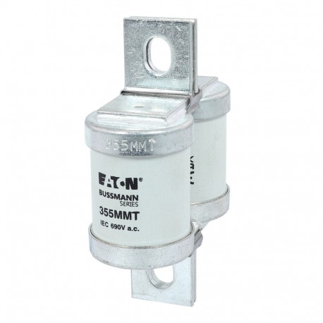 Eaton-moeller 355A 690V TYPE T FUSE (1) EATON ELECTRIC cartridge fuse, ultra rapid, 355 A, AC 690 V, DC 350 V, BS88..
