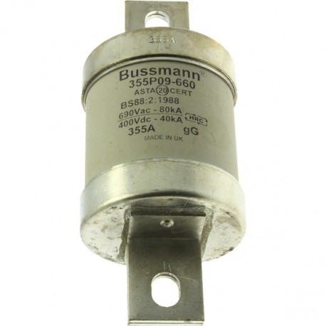 Eaton-moeller 355A INDUSTRIAL FUSE (1) EATON ELECTRIC Fuse-link, low voltage, 355 A, AC 690 V, BS88, 59 x 210 mm, g..