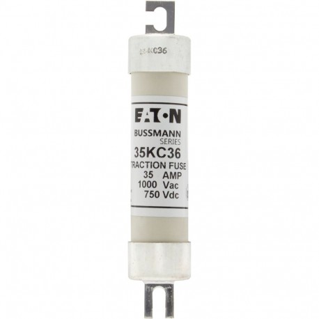Eaton-moeller 750V dc 35Amp TRACTION FUSE EATON ELECTRIC Fuse-link, high speed, 40 A, AC 690 V, BS88, 18 x 96 mm, a..
