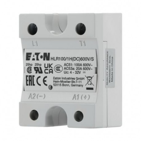 Eaton-moeller HLR100/1H(DC)600V/S Y7-360055 EATON ELECTRIC HLR100/1H(DC)600V/S