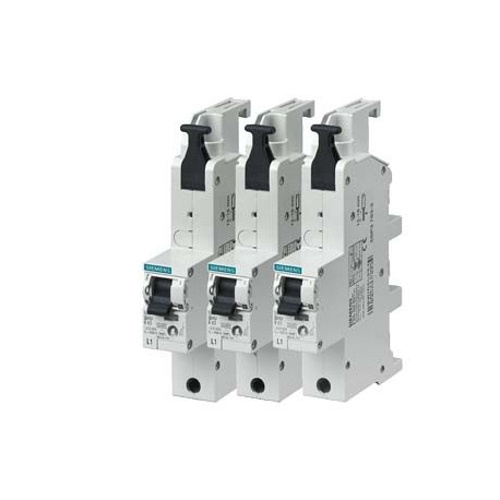 Siemens 5SP3740-2 Main miniature circuit breaker (SHU), 1-pole, E 40A, 230/400 V (block with L1, L2, L3)