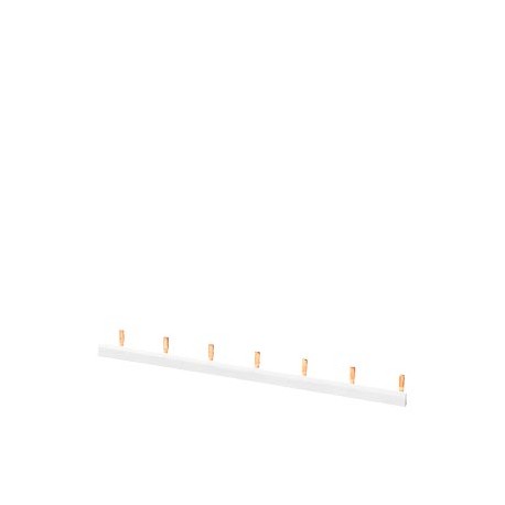 Siemens 5ST3764-1 Pin busbar 1PH 10 mm2, 54TE gray, Pin busbar, 1-phase straight, 10qmm, 54TE, Gray insulati..