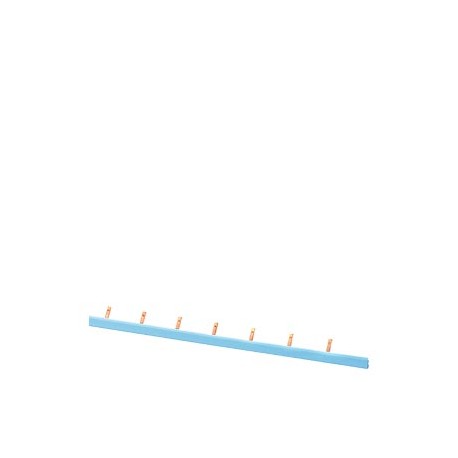 Siemens 5ST3765-1 Pin busbar 1PH 10 mm2, 54 MW blue Pin busbar, 1-phase inclined, 10 mm2, 54 MW, insulation ..