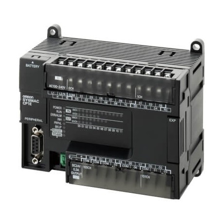 Omron CP1E-N30S1DT-D CP1EN30S1DTD OMRON CPU S1 18/12 I/O DC NPN RS-232c + RS-485 8K + 8K