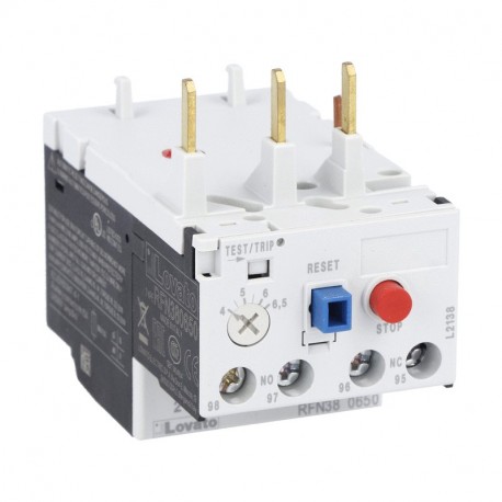 LOVATO ELECTRIC RFN380040 RFN380040 LOVATO MOTOR PROTECTION RELAY, NON PHASE FAILURE / NON SINGLE PHASE SENSITIVE. THREE POLE (THREE P..