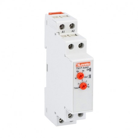 Lovato-electric TMPA440 LOVATO ON DELAY TIME RELAY. MULTISCALE. MULTIVOLTAGE, MODULAR VERSION, 380...440VAC